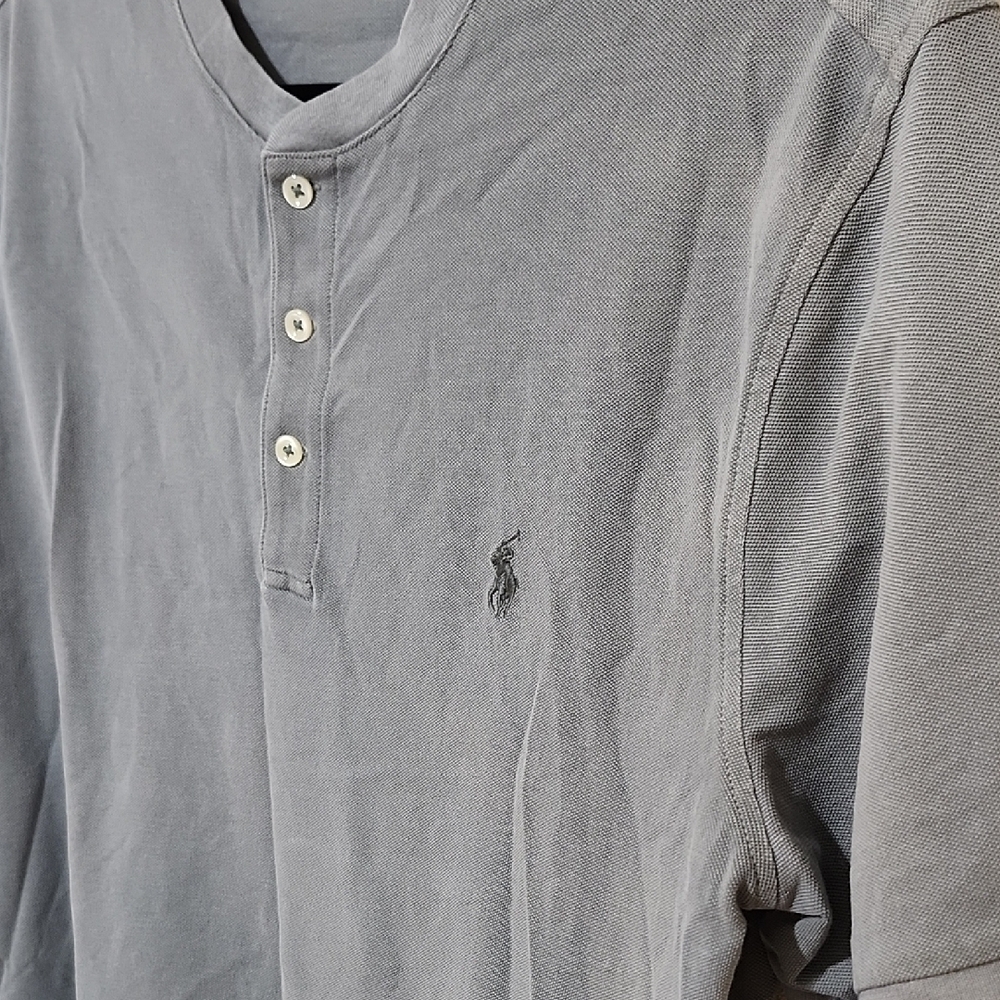 Polo by Ralph Lauren Gray Short Sleeve Tee - Picture 5 of 6